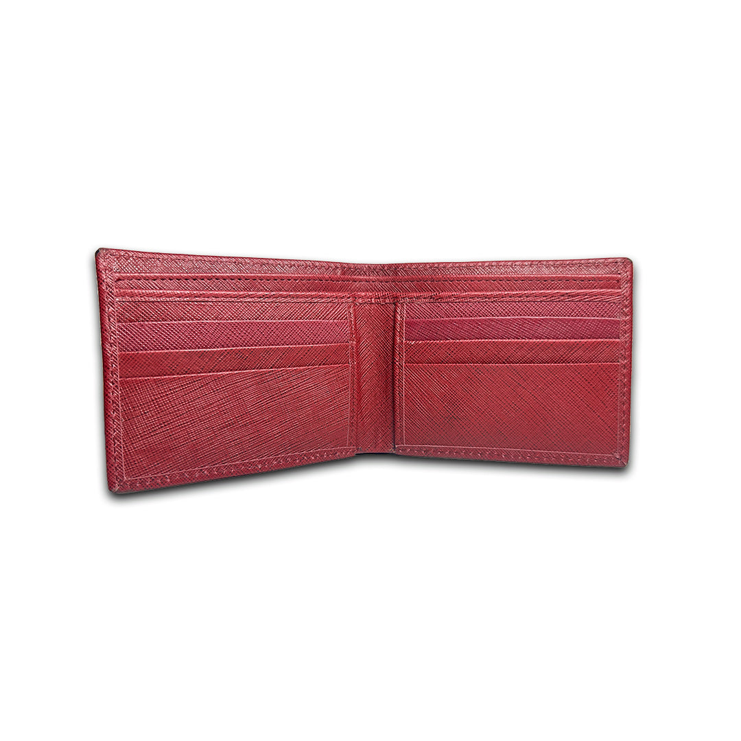 Signature Leather Wallet & Keychain Set