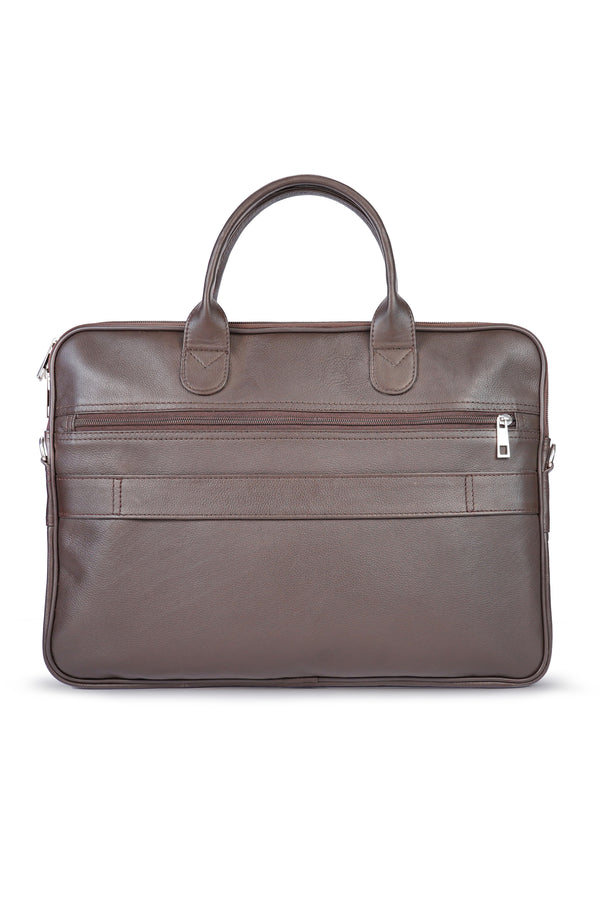 Sleek Modern Leather Laptop Bag