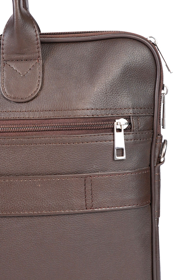 Sleek Modern Leather Laptop Bag