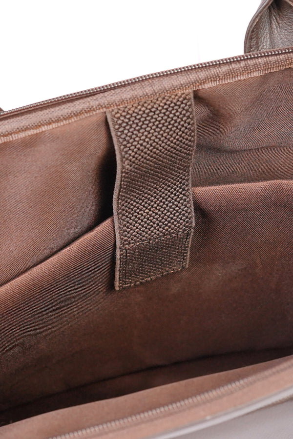 Sleek Modern Leather Laptop Bag