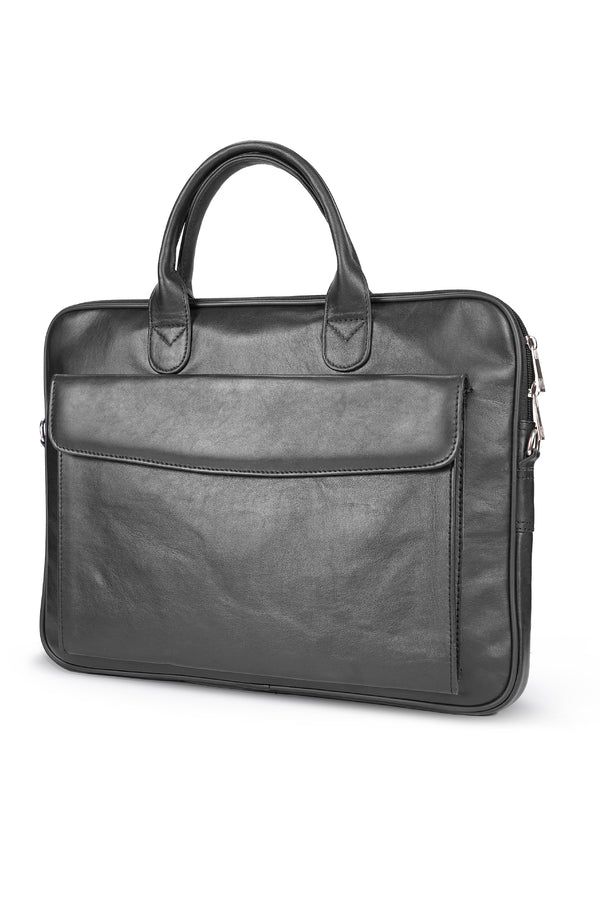 Sleek Modern Leather Laptop Bag