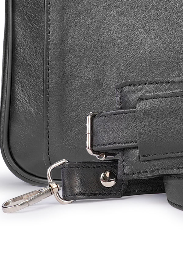 Sleek Modern Leather Laptop Bag