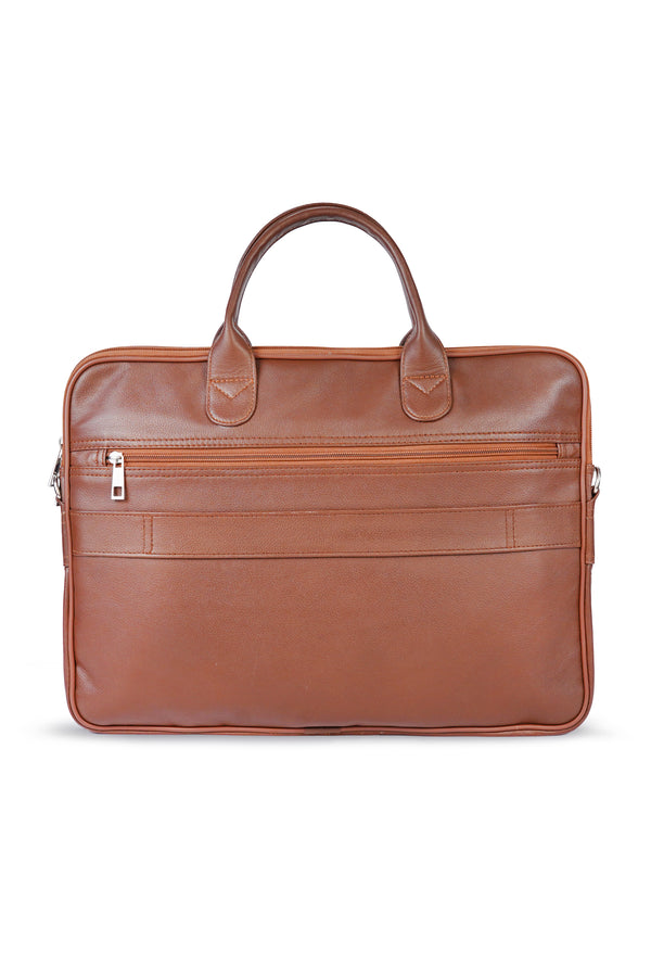 Sleek Modern Leather Laptop Bag