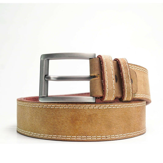 Camel Trail Leather Belt - The Premium Skinbelts