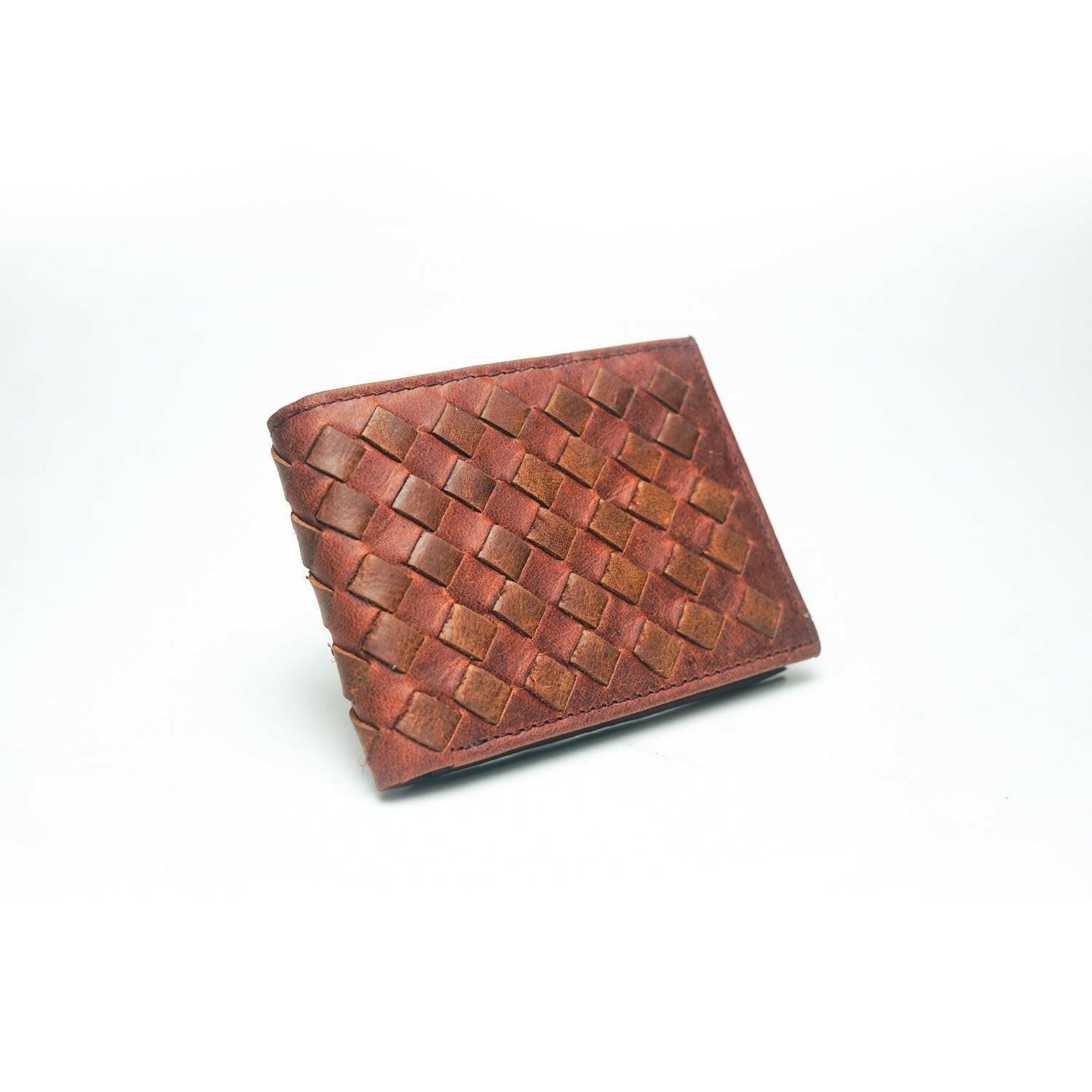 Moscow Handymade Leather Wallet [Brown] - The Premium Skinmens wallet