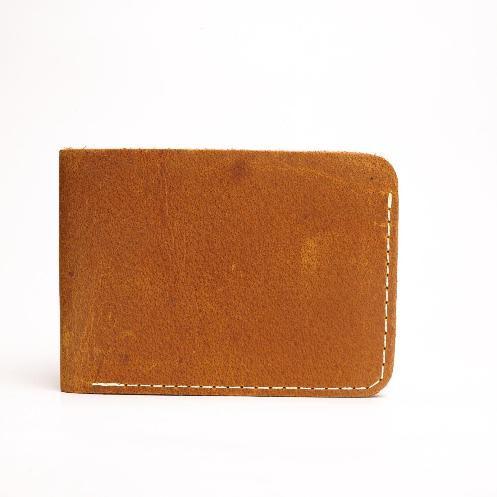 Rebel Vintage Bil - Fold Leather Wallet - The Premium Skinmens wallet