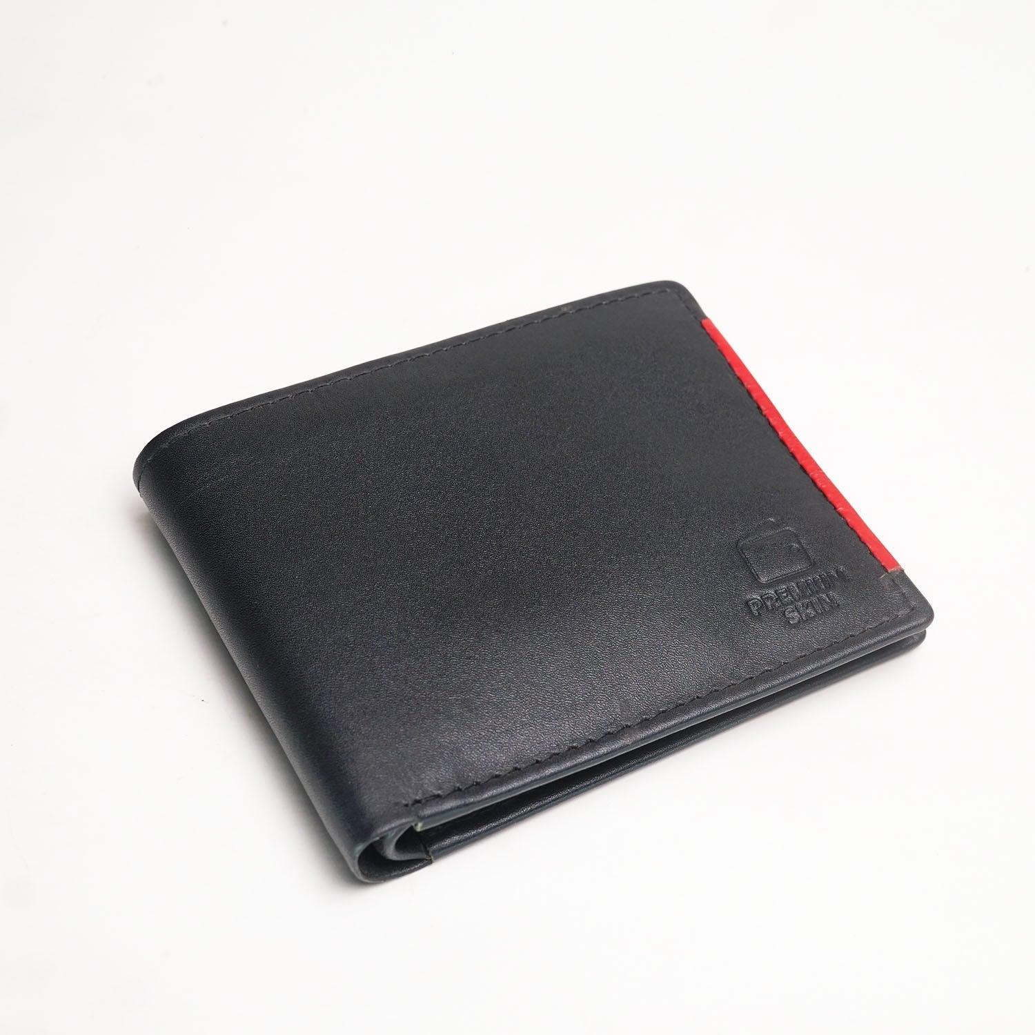 TrimEdge Wallet |Black| - The Premium Skinmens wallet