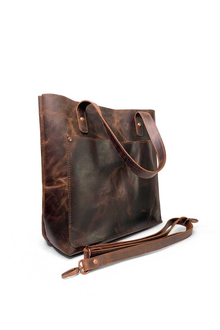 Vintage Voyager |leathet Tote Bag| - The Premium SkinTravel Accessories